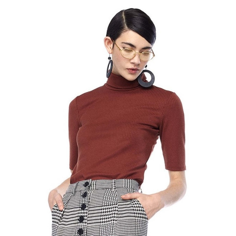 NEW ANNIE 50 LET IT BE TURTLENECK - DUNE - XS